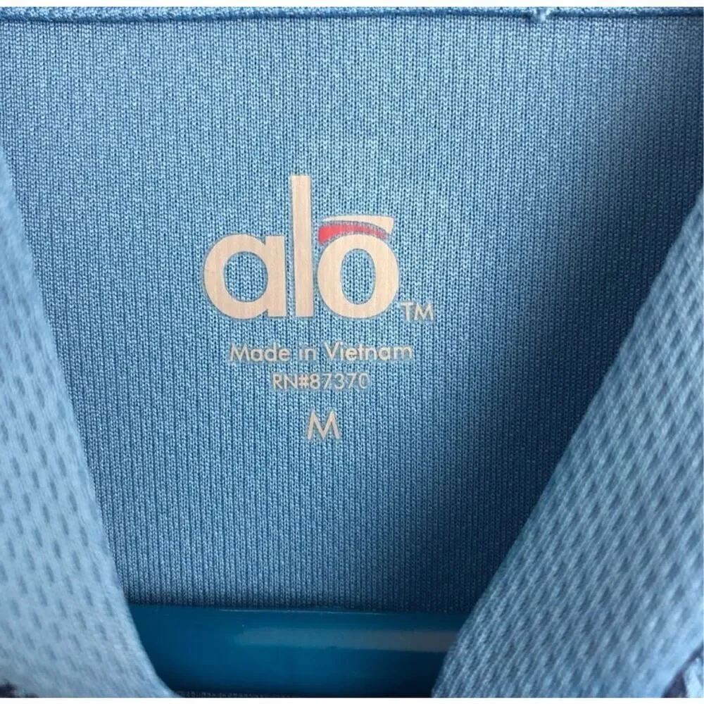 Alo Yoga Health Kick hoodie size medium blue new with tags - Picture 4 of 5